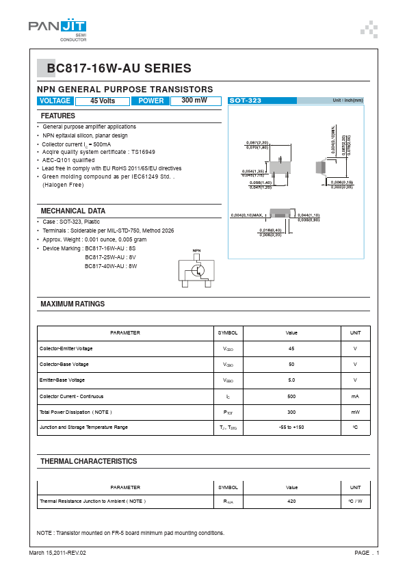 BC817-25W-AU