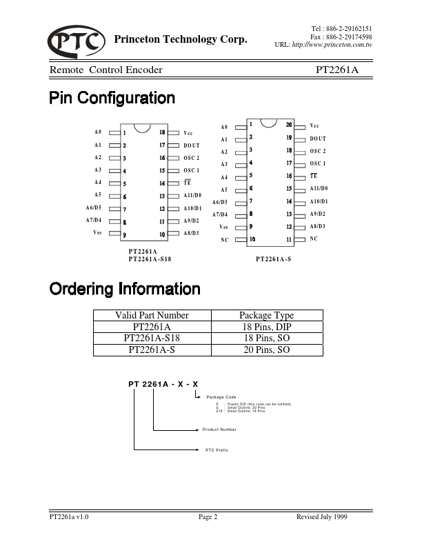 PT2261A