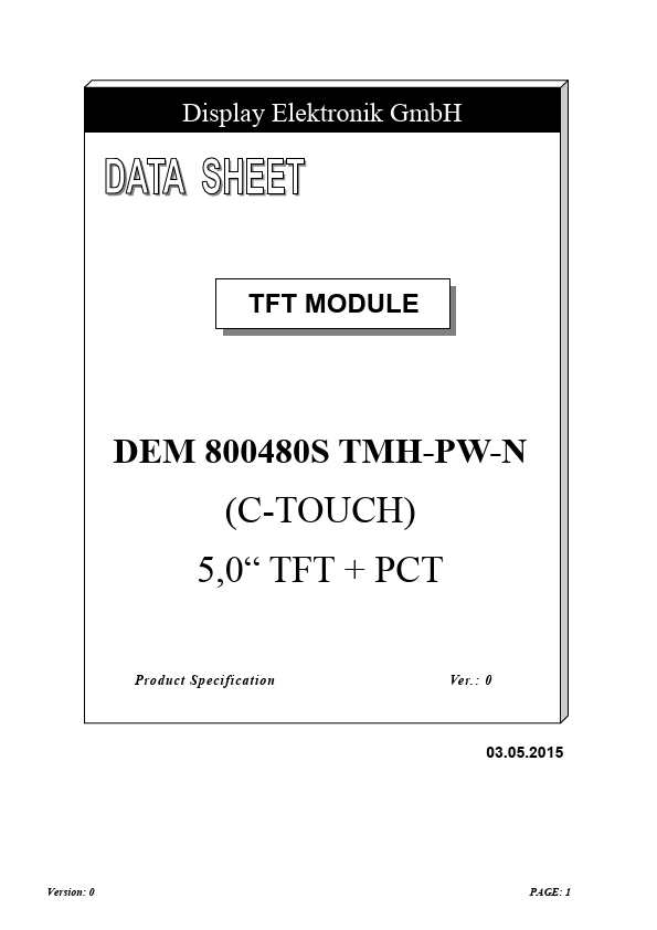 DEM800480STMH-PW-N