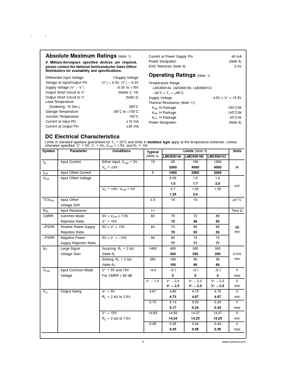 LMC6001