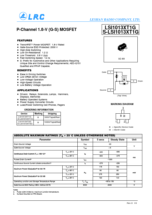 LSI1013XT1G