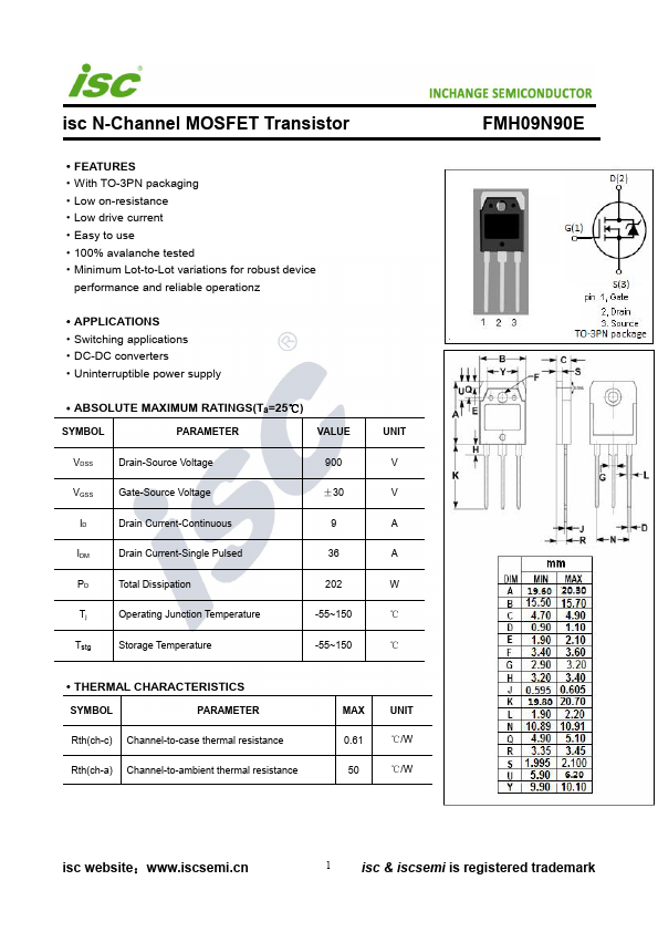 FMH09N90E