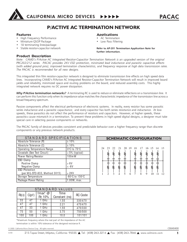 PAC101AQR