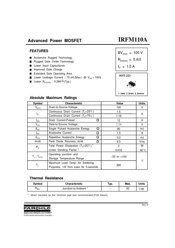 IRFM110A