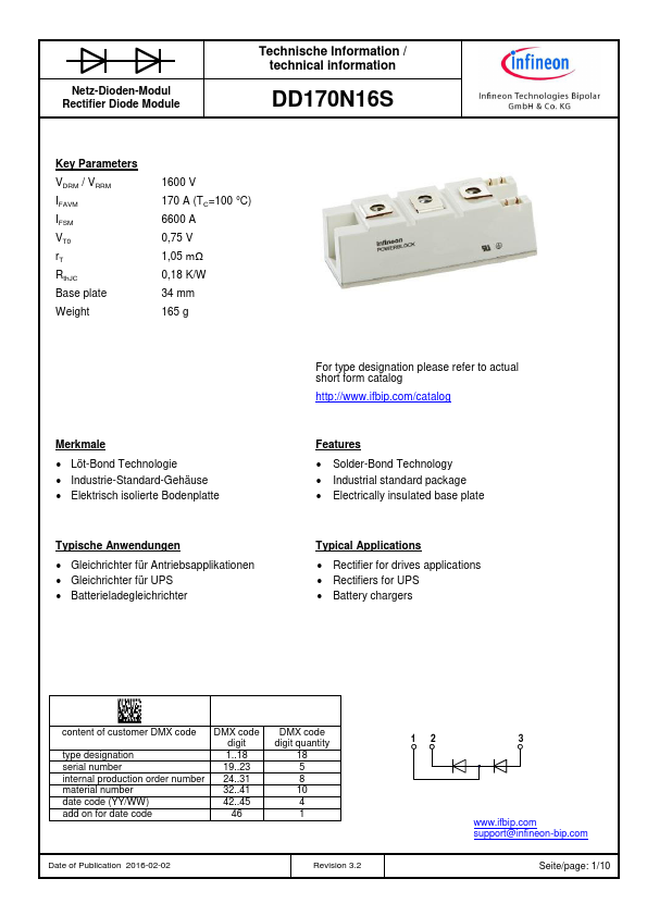 DD170N16S