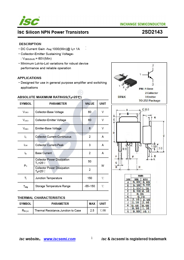 2SD2143