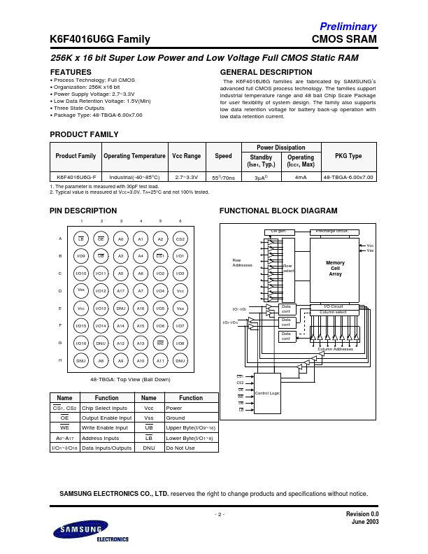 K6F4016U6G