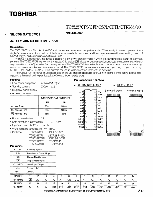 TC55257CTRI-10