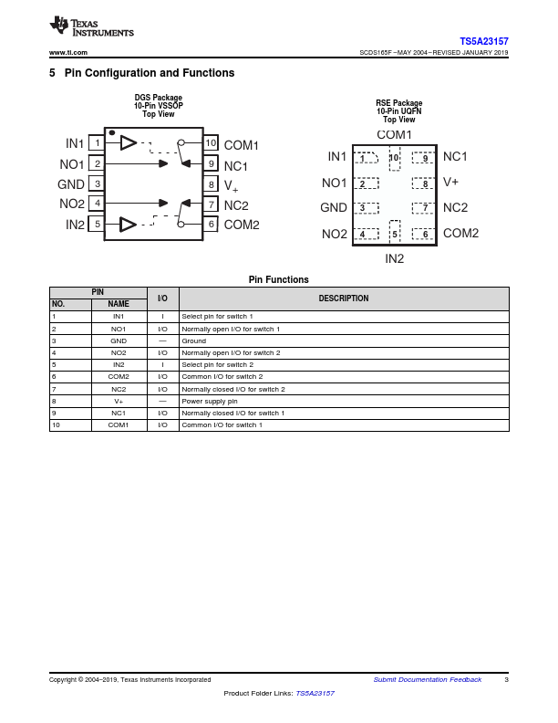 TS5A23157