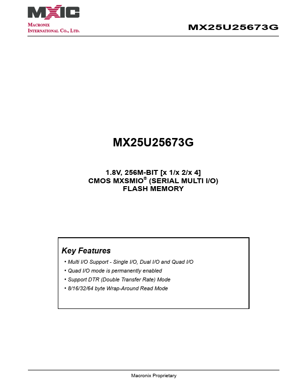 MX25U25673G