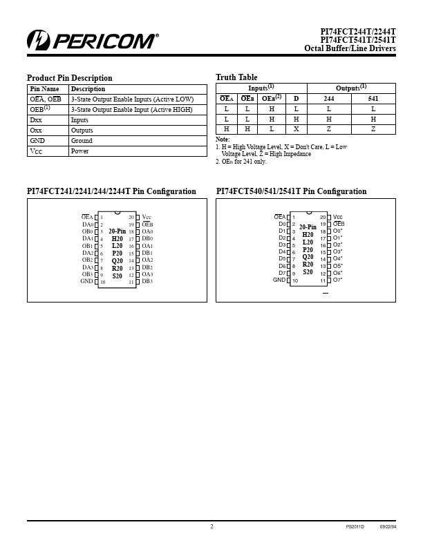 PI74FCT541ATSE