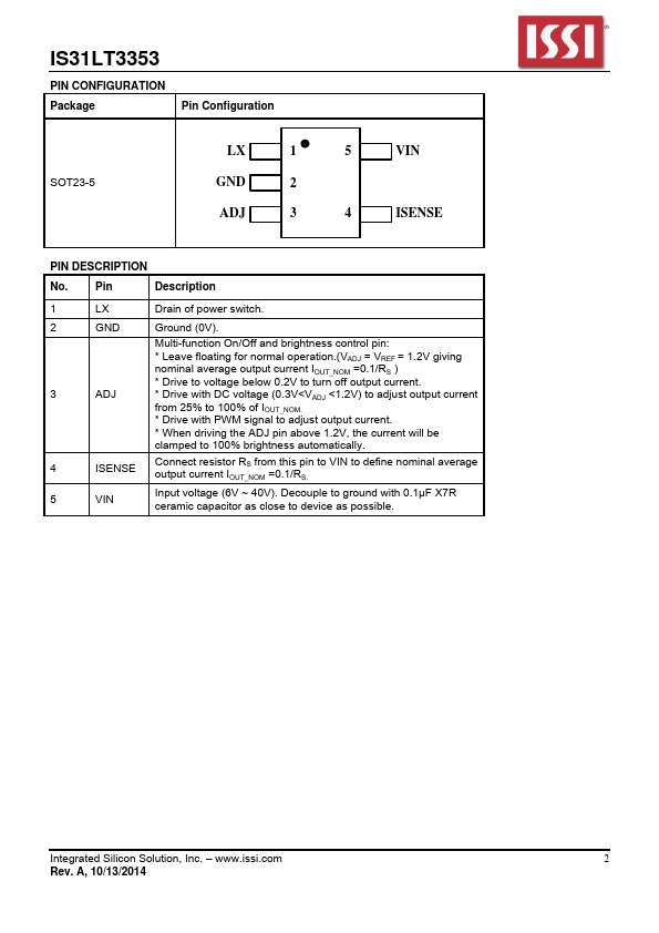 IS31LT3353