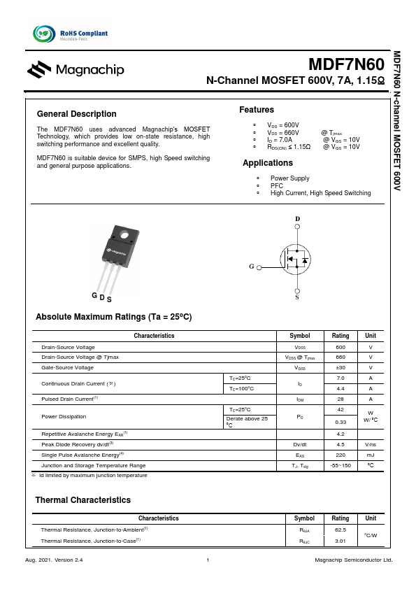 MDF7N60