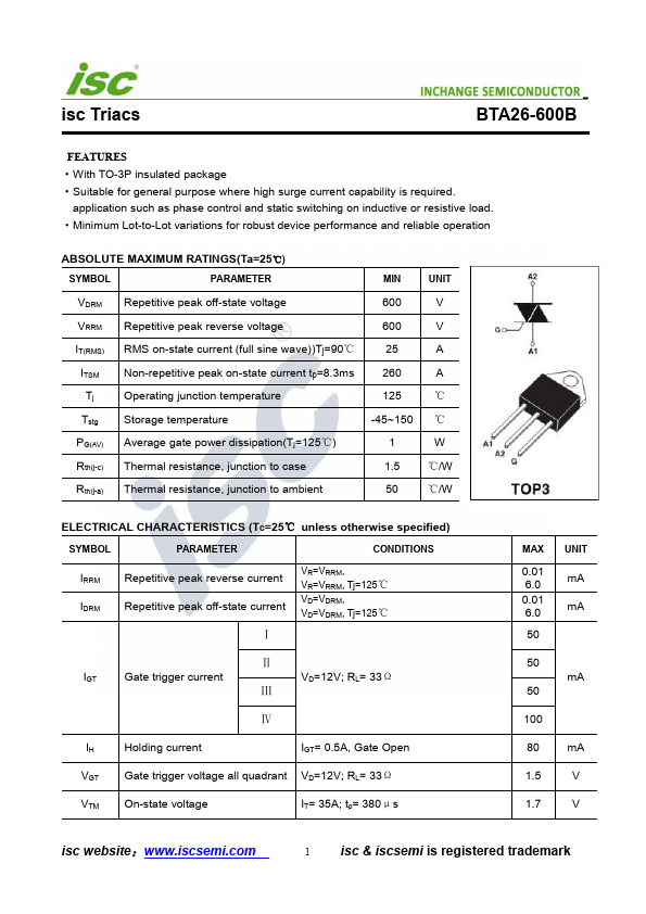 BTA26-600B