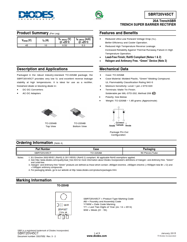 SBRT20V45CT