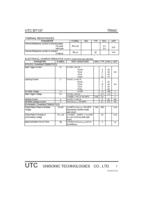 BT137-800