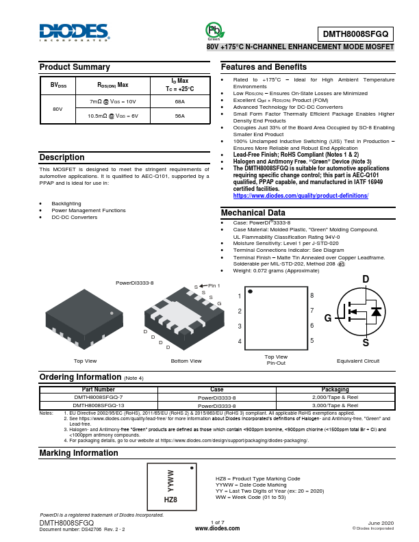 DMTH8008SFGQ