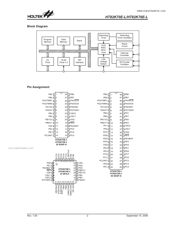 HT82K76E-L