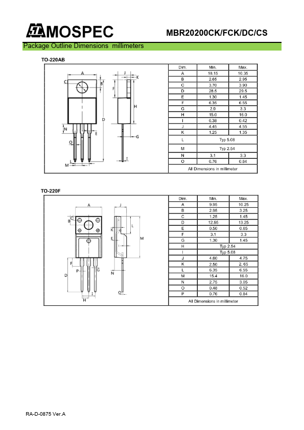 MBR20200CK