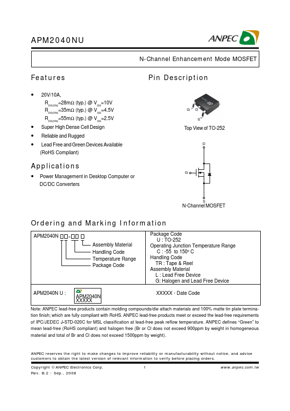 APM2040NU