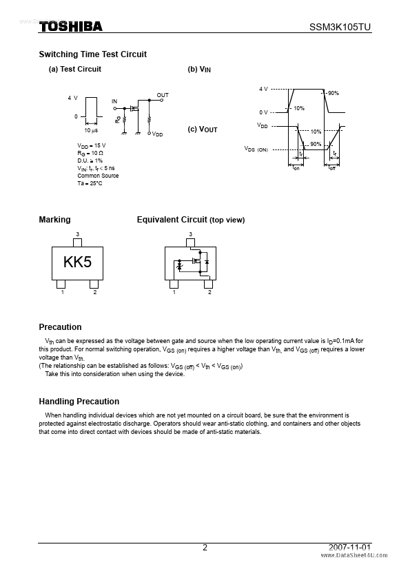 SSM3K105TU