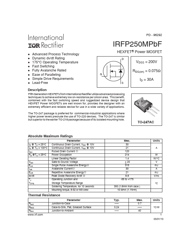 IRFP250MPBF