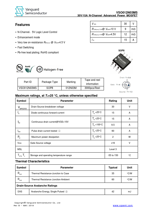 VSO012N03MS