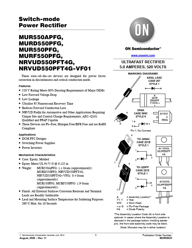 NRVUD550PFT4G