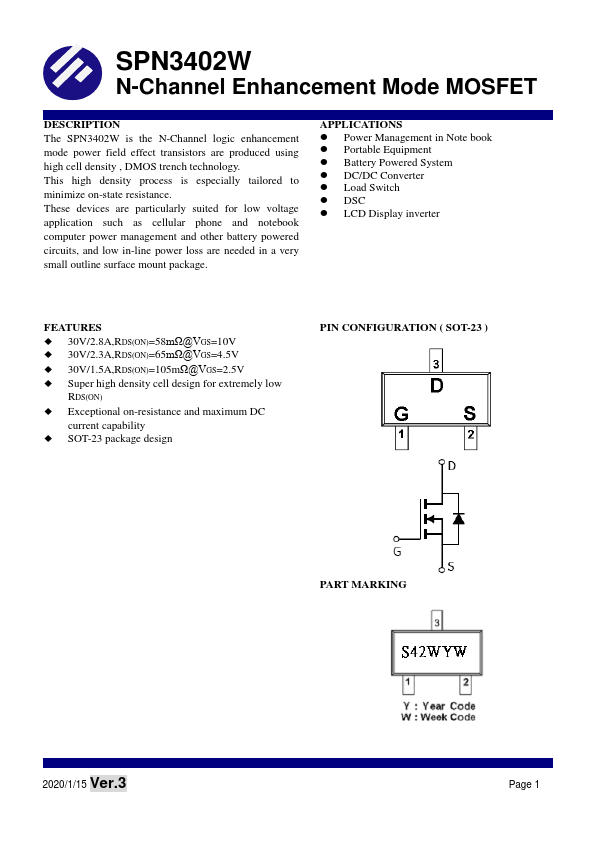 SPN3402W