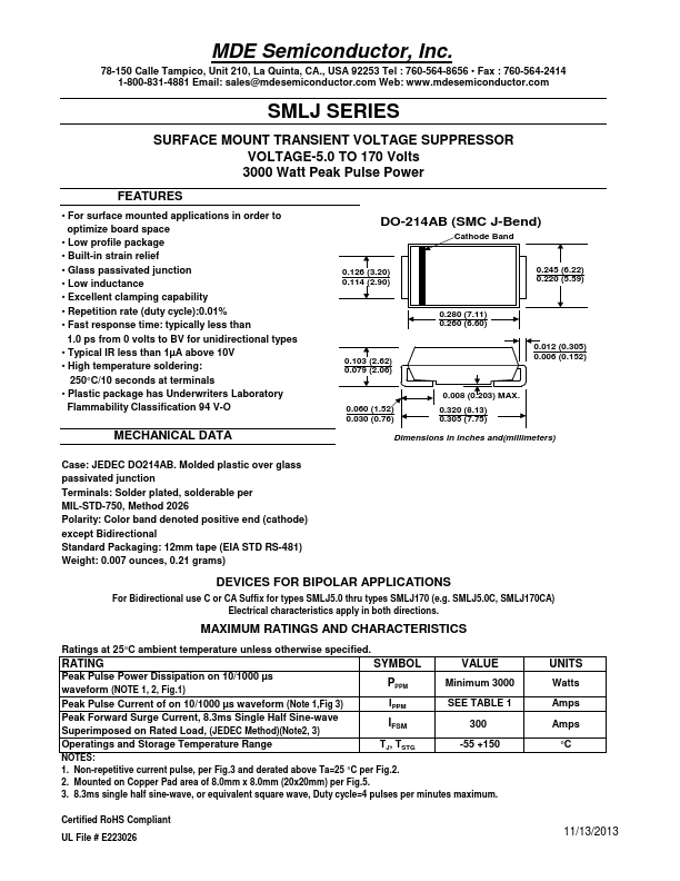 SMLJ9.0CA