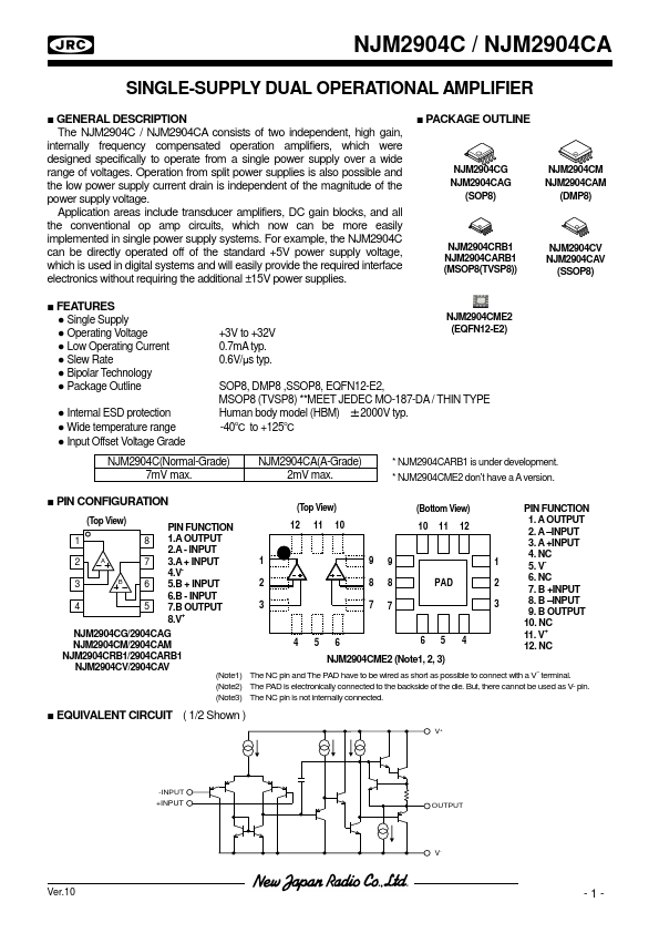 NJM2904CA