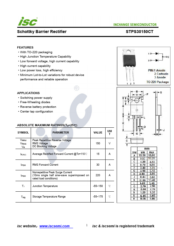 STPS30150CT