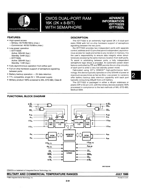 IDT71322L