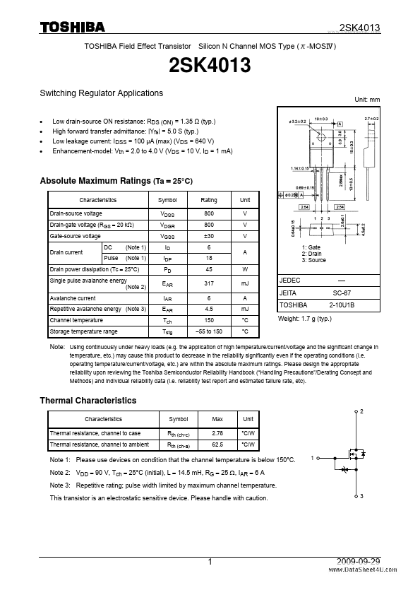 2SK4013