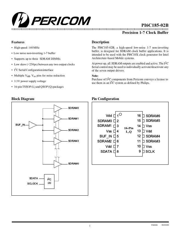 PI6C185-02B