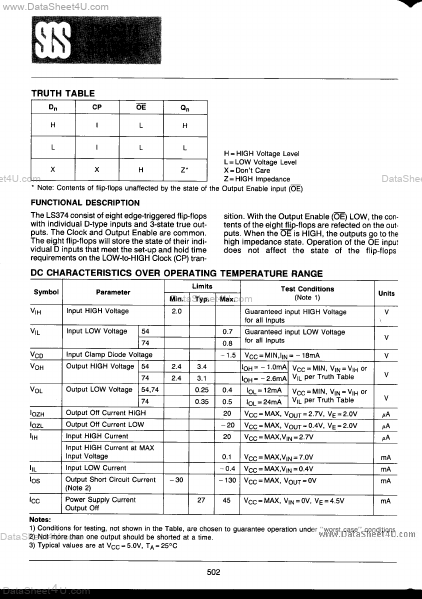 T74LS374