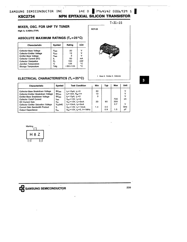 KSC2734