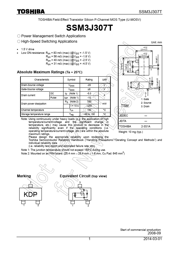 SSM3J307T