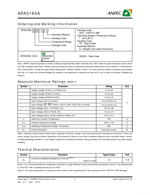 APA3163A