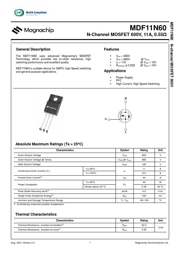 MDF11N60