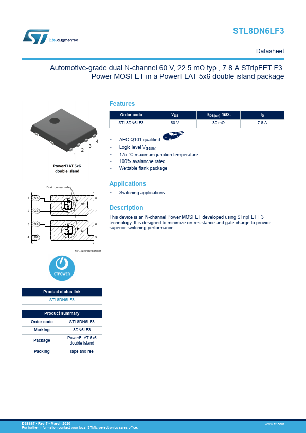 STL8DN6LF3