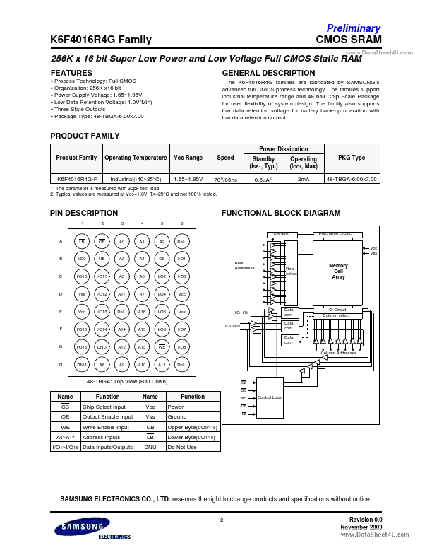 K6F4016R4G-F