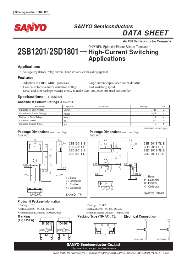 2SD1801