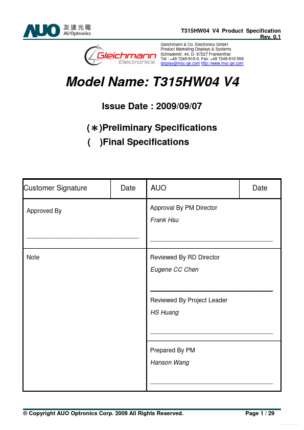 T315HW04-V4