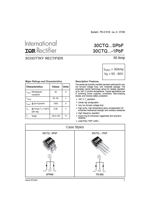 30CTQ050SPbF