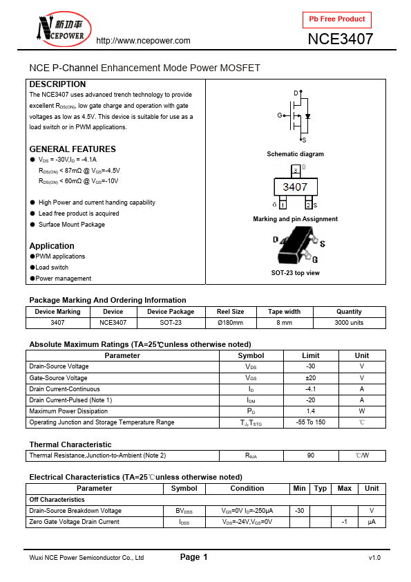 NCE3407