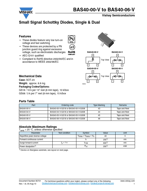 BAS40-00-V