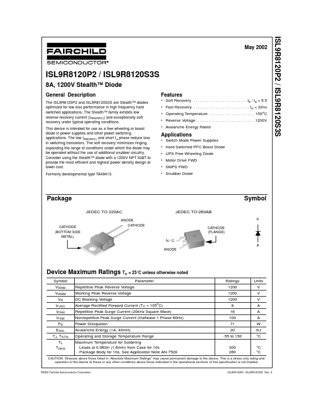 ISL9R8120P2