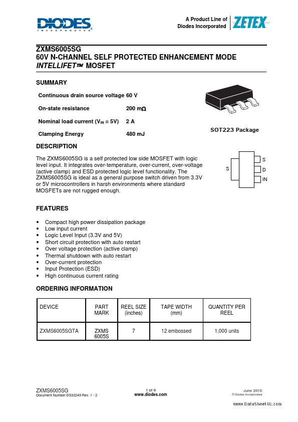 ZXMS6005SG