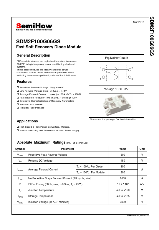 SDM2F100G06GS